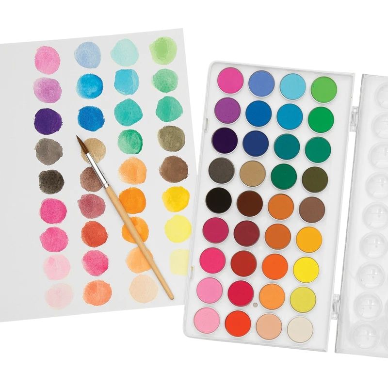 Ooly Lil Watercolour Paint Pods - Set of 36 Colours